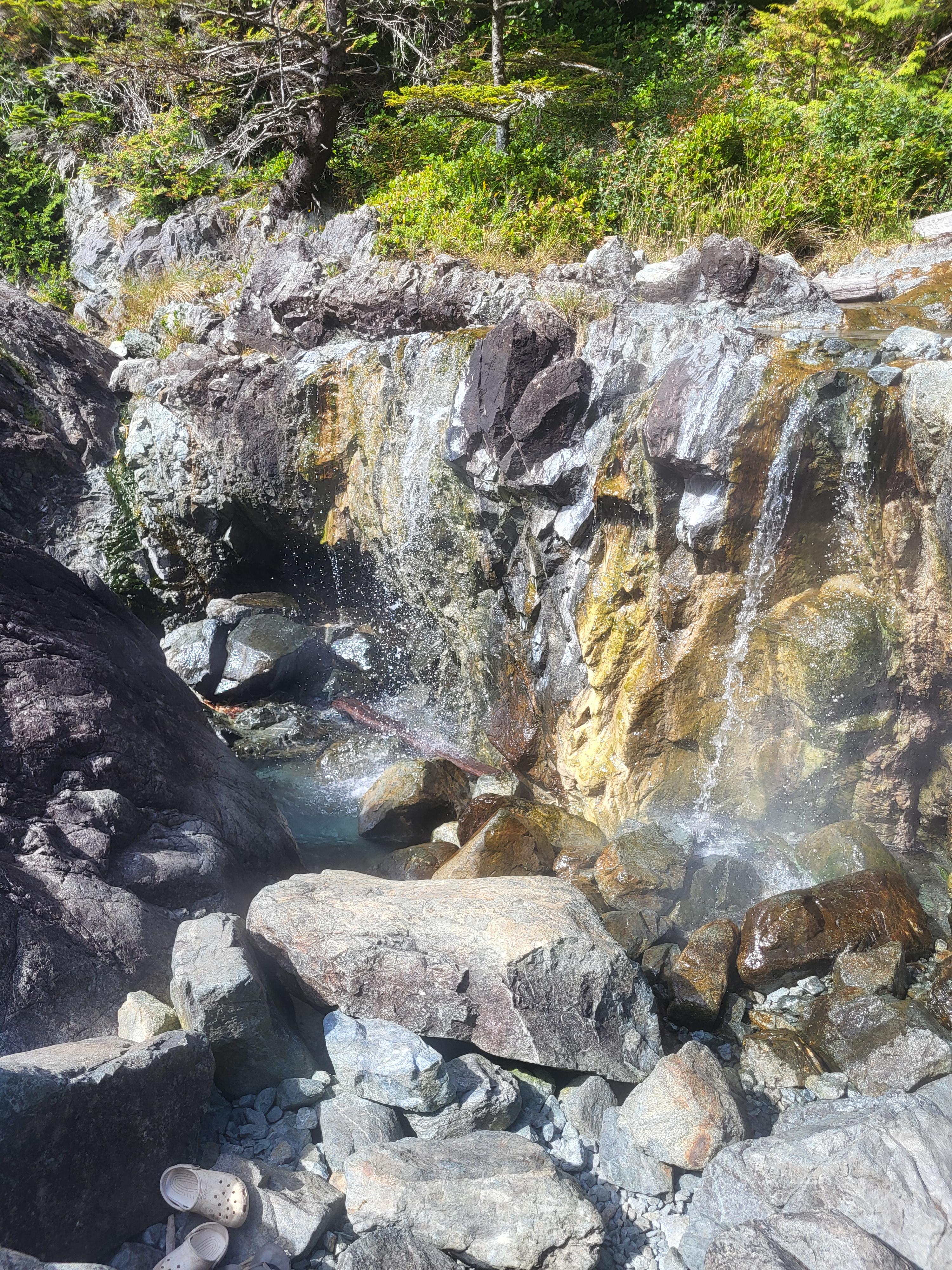 Hot Springs Cove tour - natural geothermal pools overlooking the Pacific Ocean